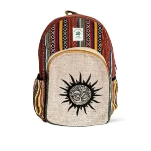 Himalayan Hemp Om Backpack