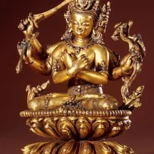 Brass Manjushree Statue
