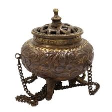 Buddhist Hanging Copper Incense Burner