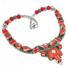 Coral Bead Necklace