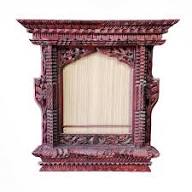 Traditional Newari Carved Window Frame